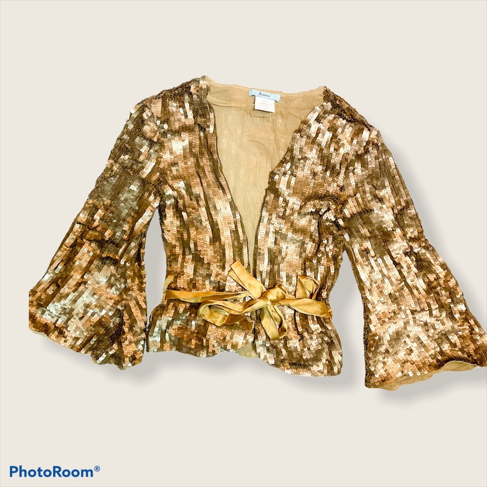 Gold cardigan